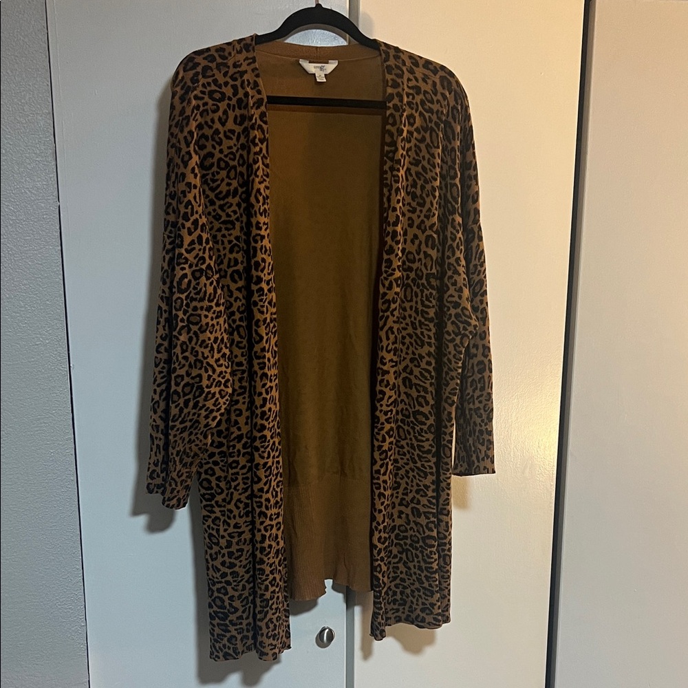 Terra & Sky Animal Print Cardigan